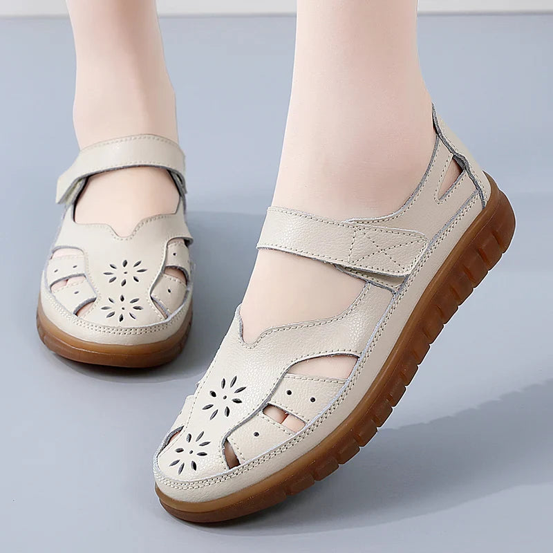 Elvia | Orthopedic Cut-Out Comfort Sandals