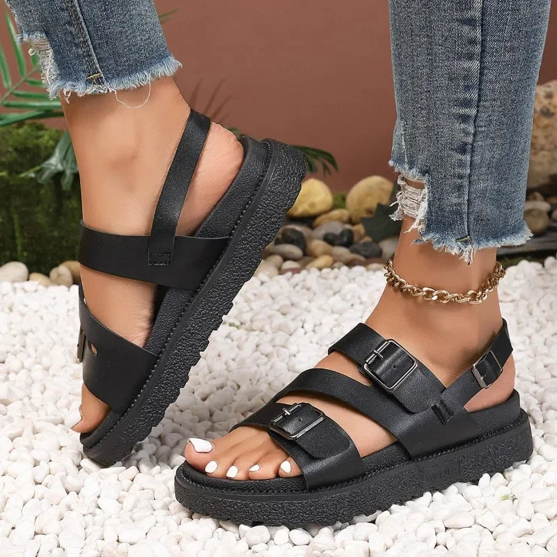 Chantal | Orthopedic Buckle Sandals