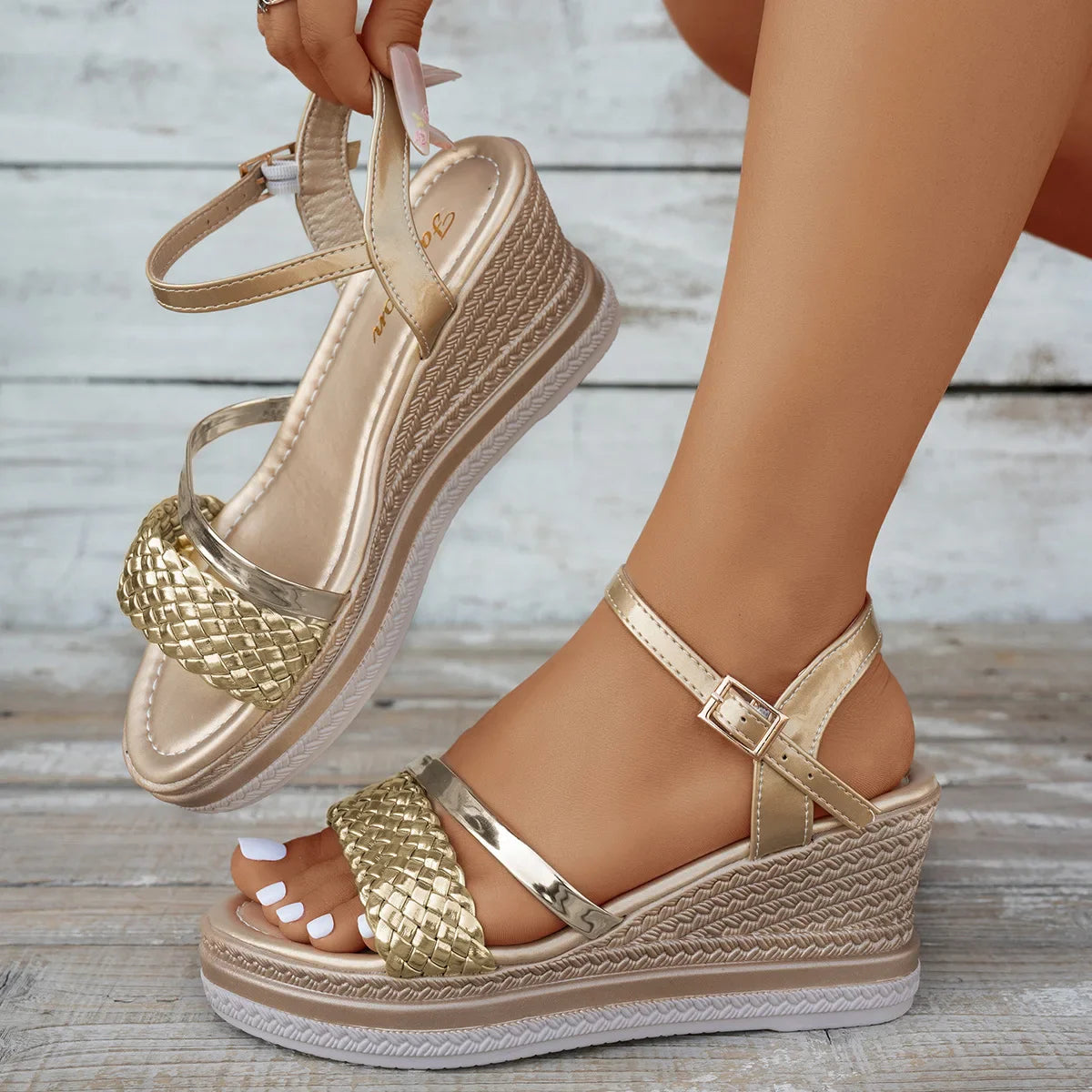 Ayala | Orthopedic Shimmer Sandals