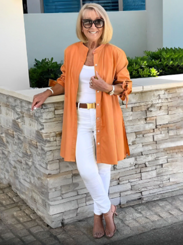 Linda | Drape Blouse – Effortless Elegance for Real Women