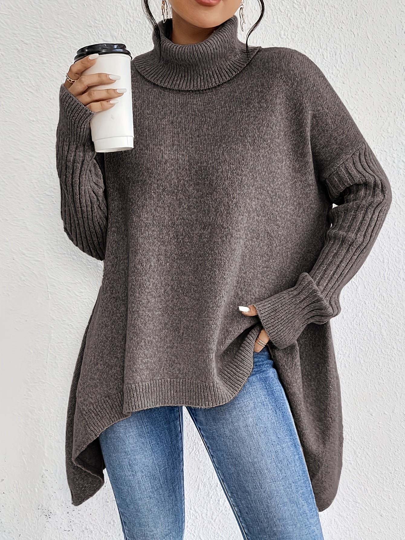 Audrei | Oversized Turtleneck Sweater