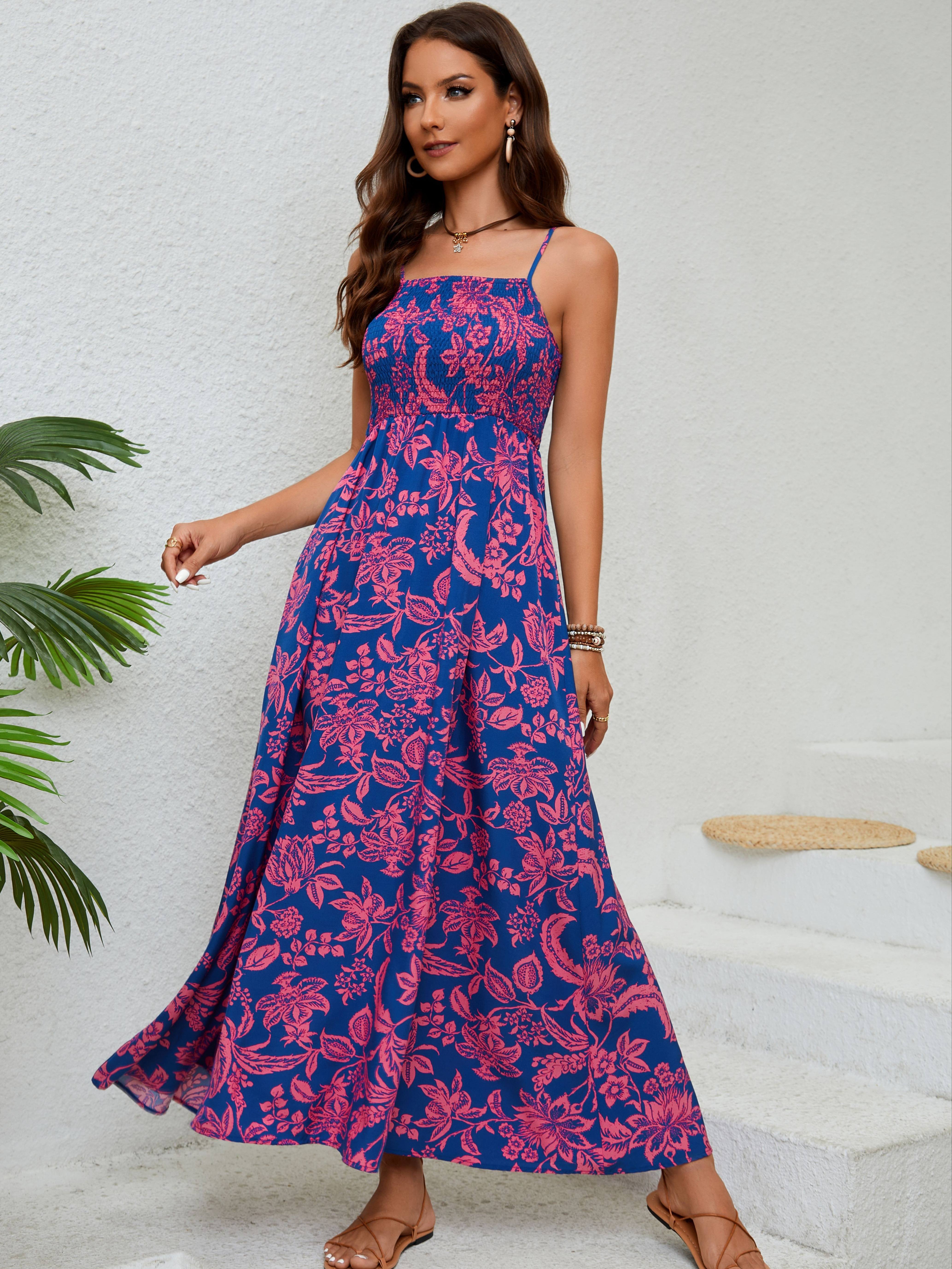 Jodie - Floral Print Cami Dress