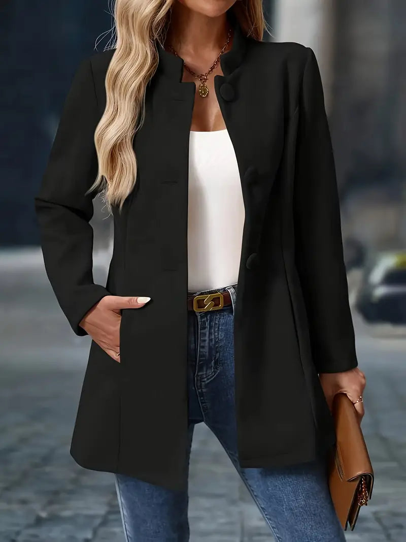 Kristin | Tailored Long Blazer Coat