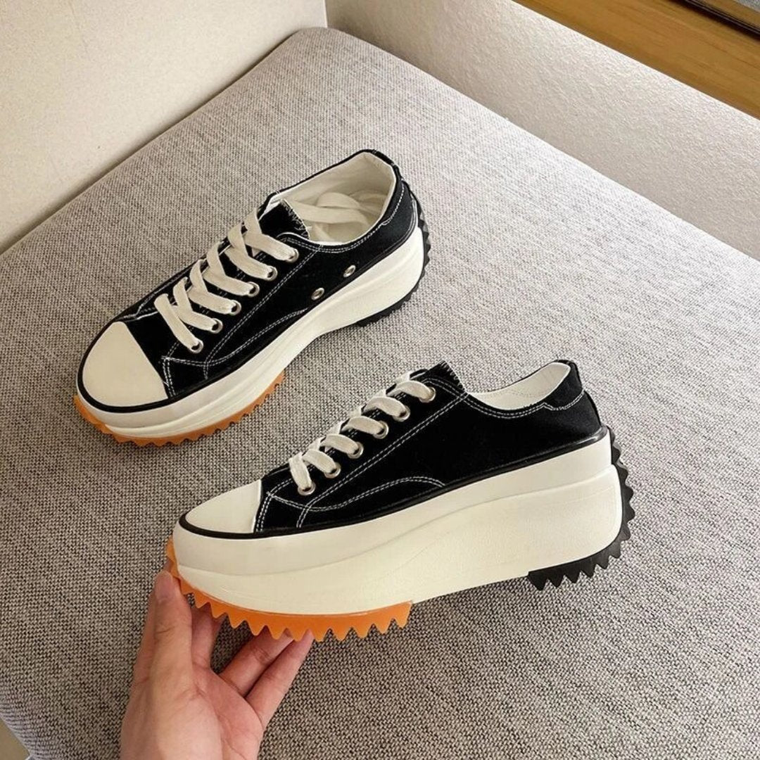Charlie | Canvas Platform Sneakers