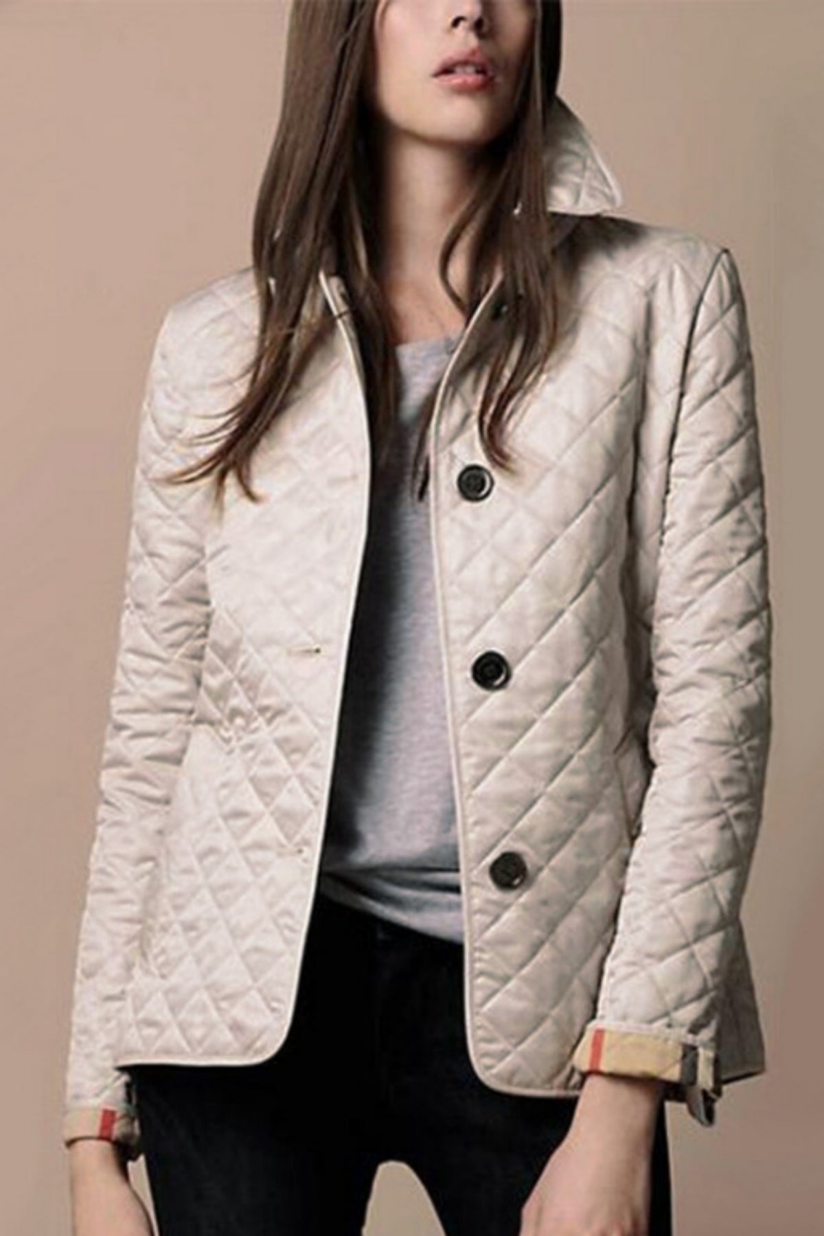 Eva | Slim Silk Cotton Jacket