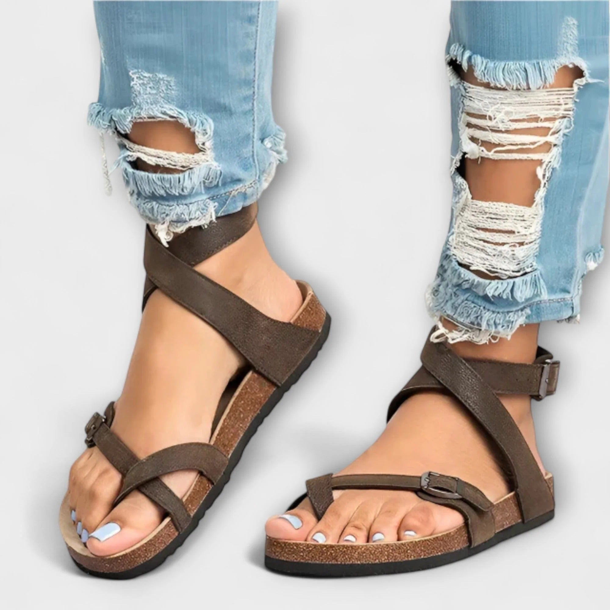 Camille | Orthopedic Comfort Buckle Sandals
