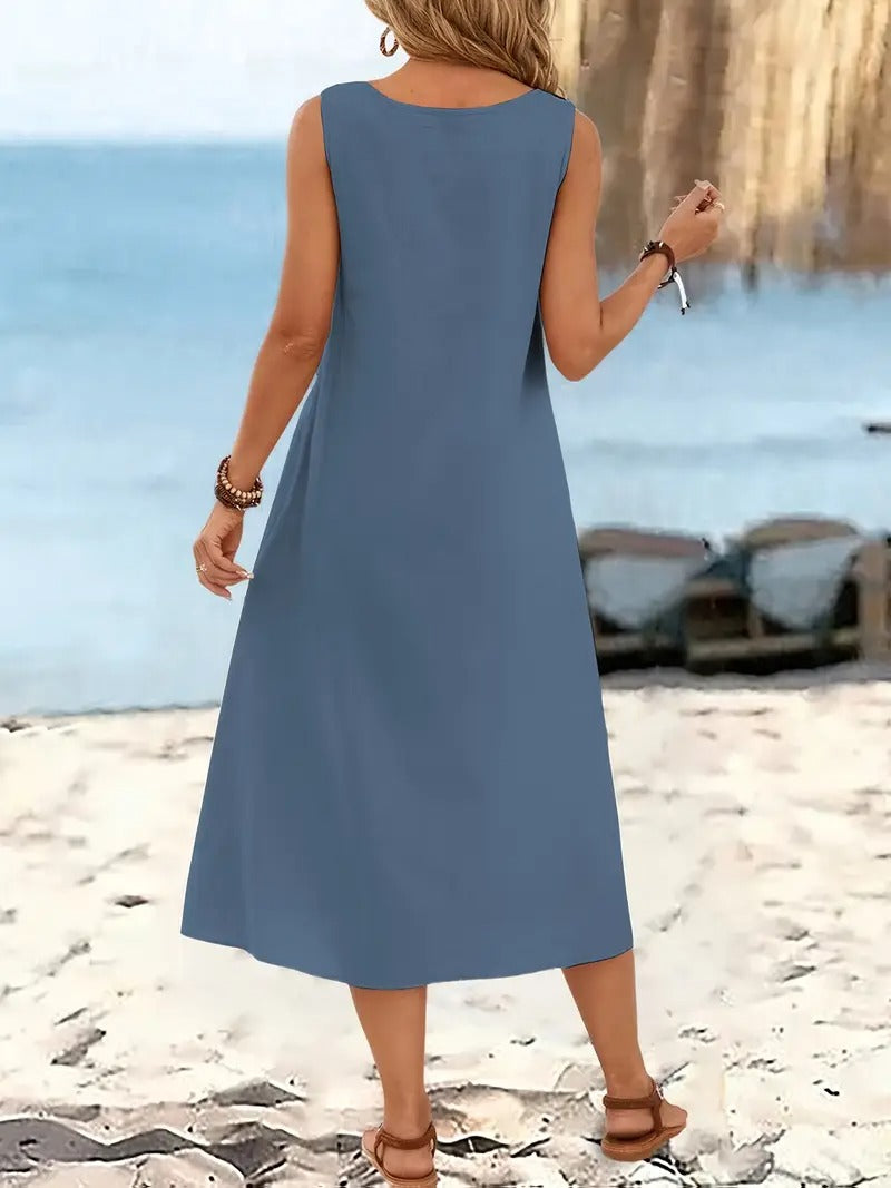 Olivia™ | Sleeveless Beach Dress
