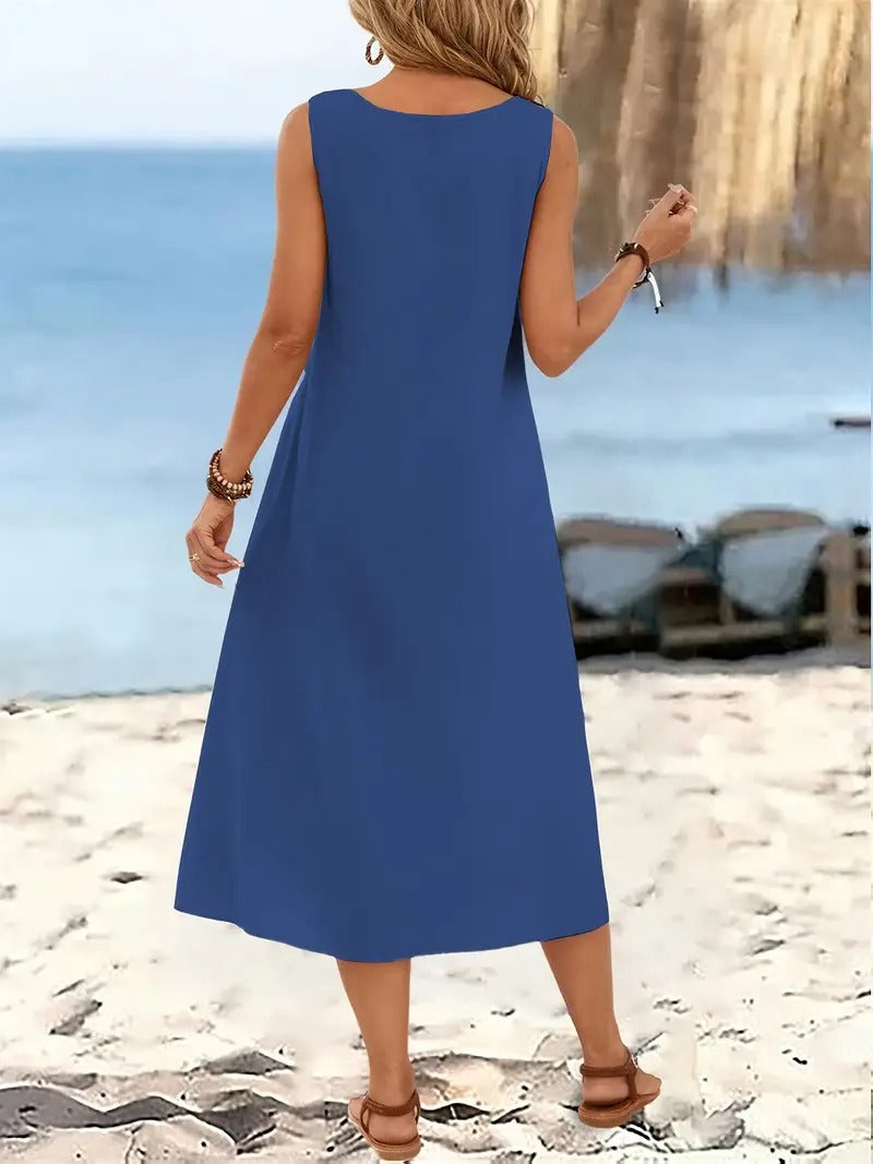 Olivia™ | Sleeveless Beach Dress