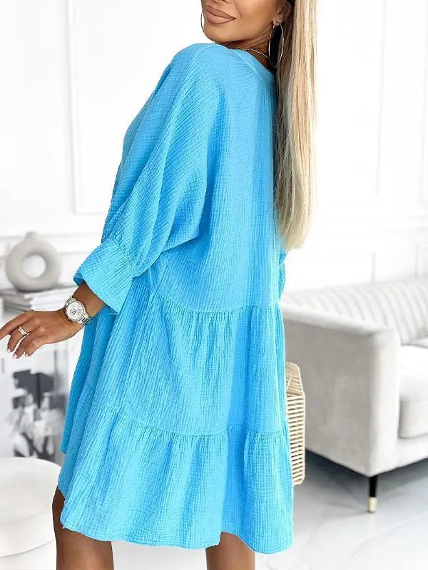 Natalie™ | Puff Sleeve Tiered Dress