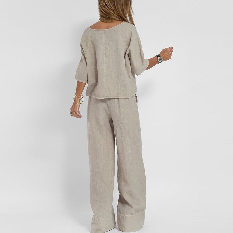 L'Aurore Linen Set by Chloé Rousseau