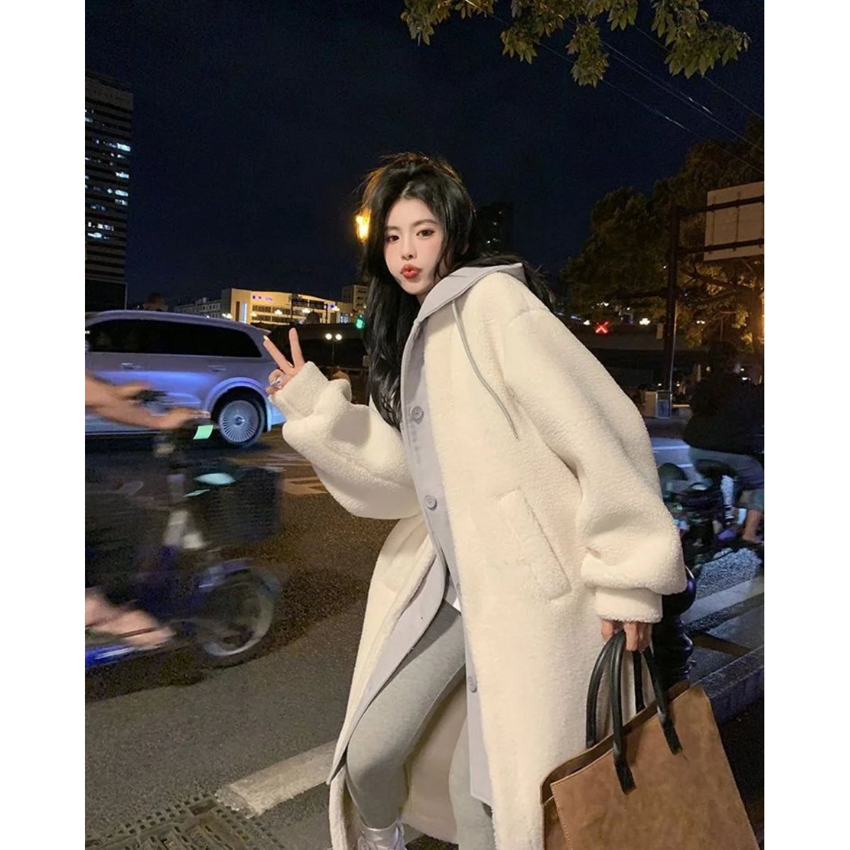 Lola | Lambswool Hooded Jacket