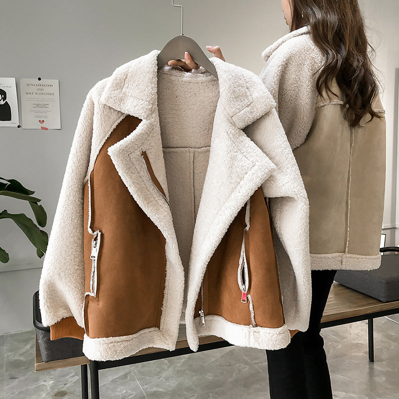Erin | Oversized Shearling Jacket