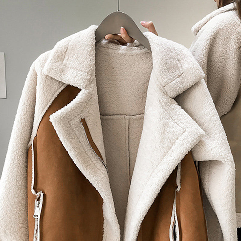 Erin | Oversized Shearling Jacket