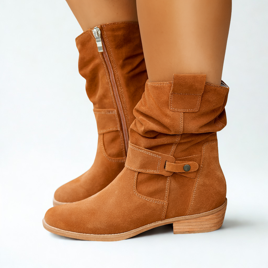 Elyra | Mid-Calf Western Boots