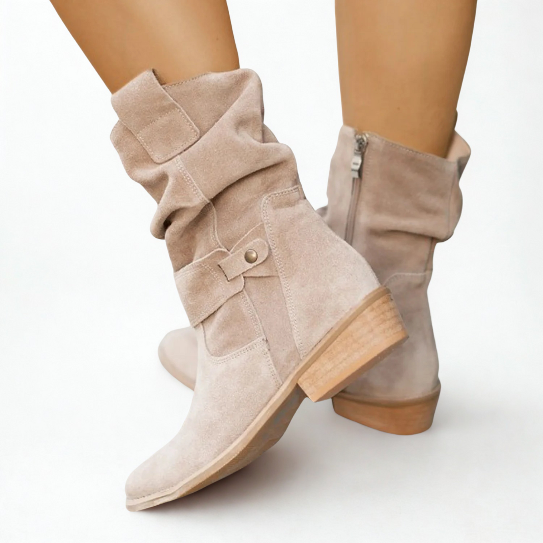 Elyra | Mid-Calf Western Boots