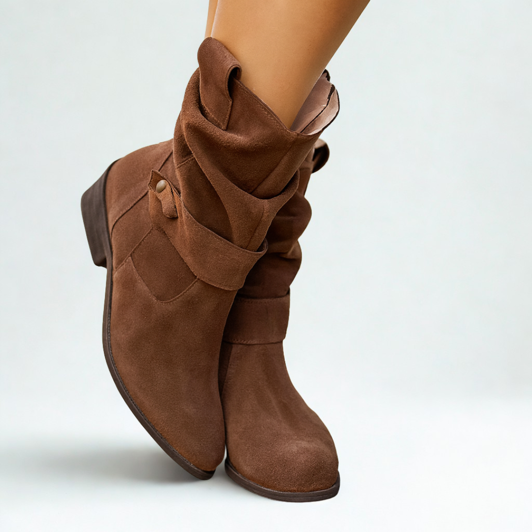 Elyra | Mid-Calf Western Boots