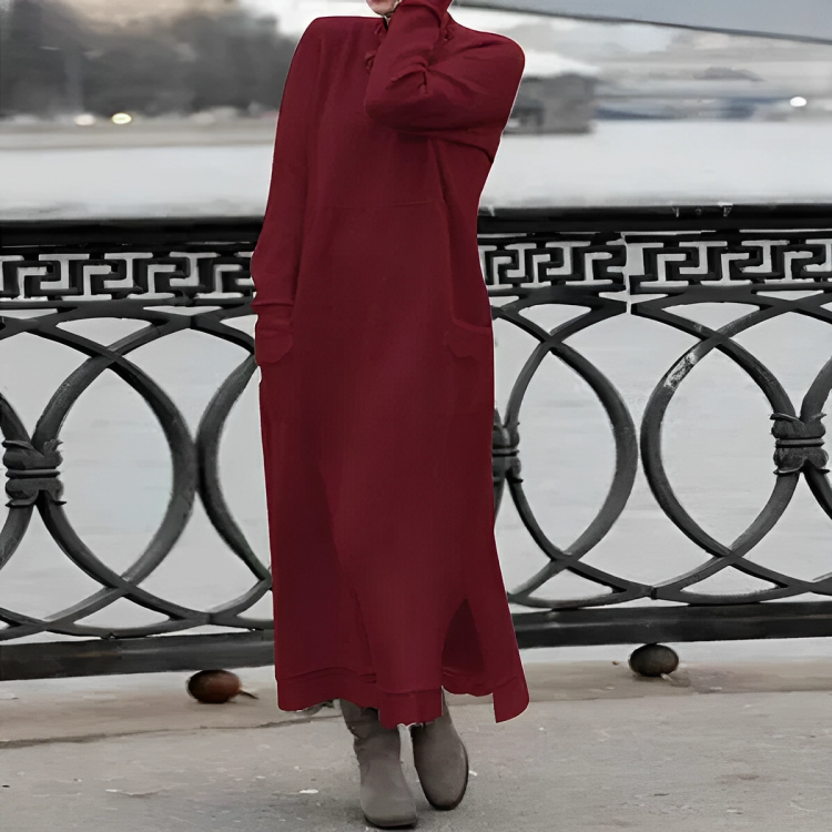 Greta | Elegant Long Winter Dress