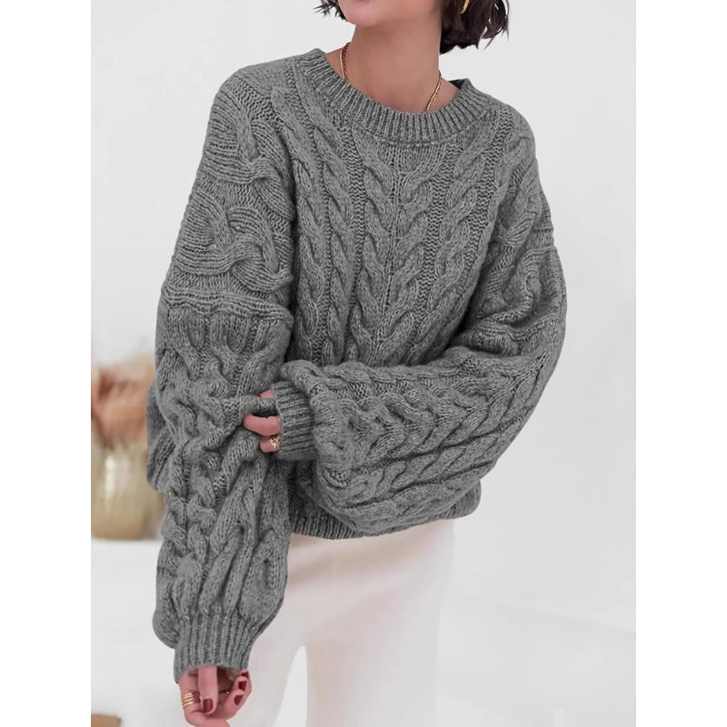 Cameron | Oversized Cable Knit Sweater