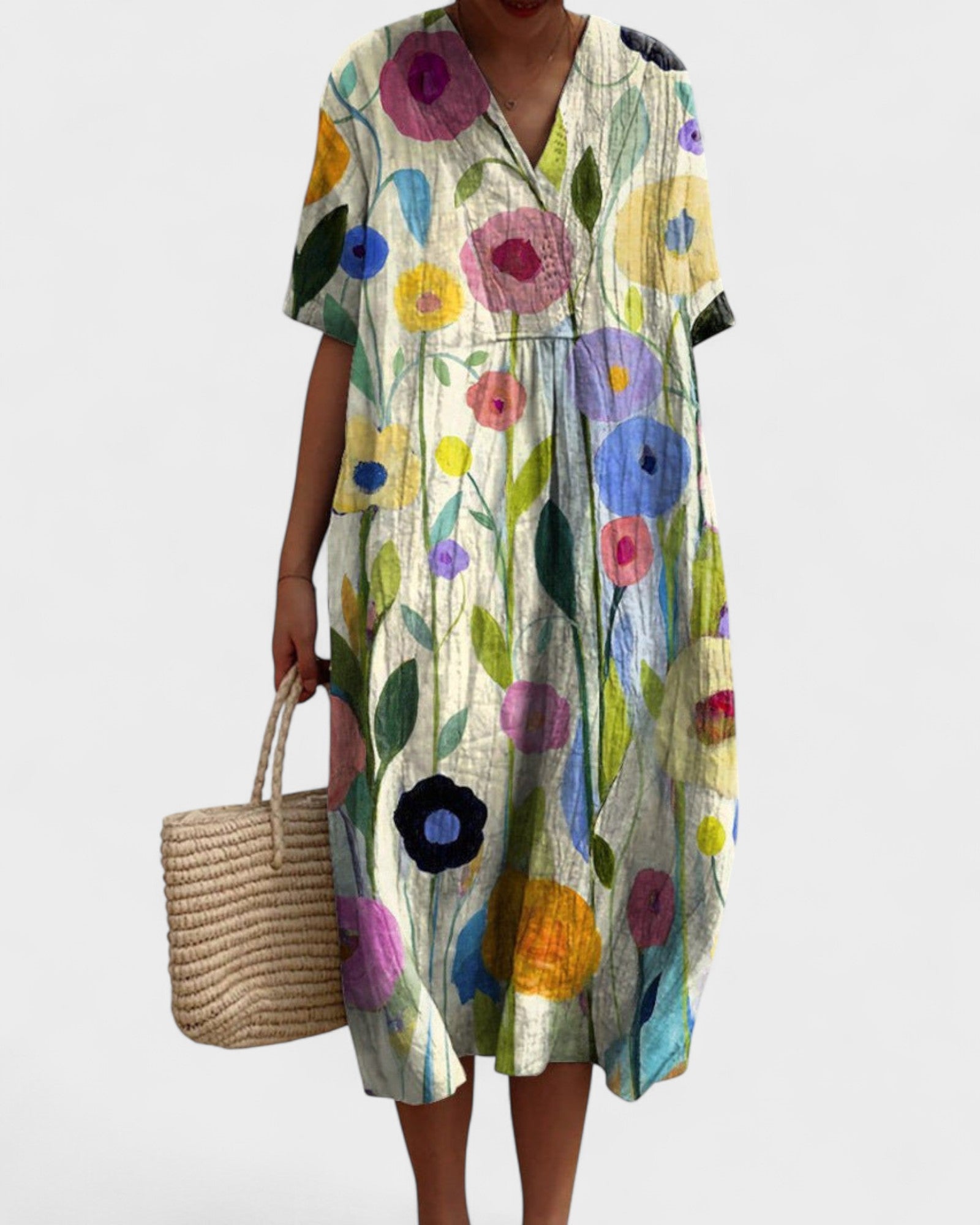 Zoey - Dress with Vibrant Floral Pattern