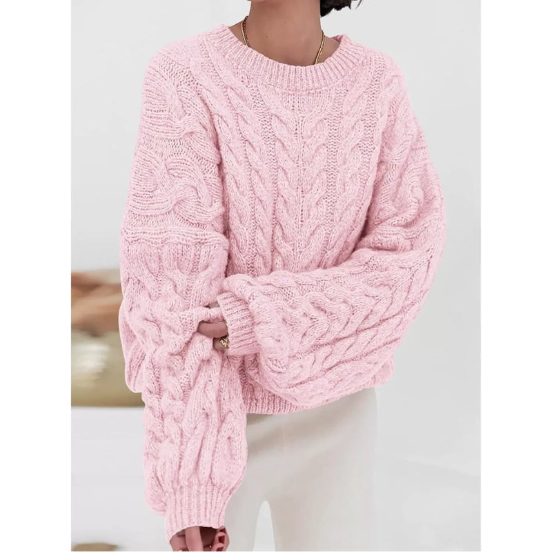 Cameron | Oversized Cable Knit Sweater