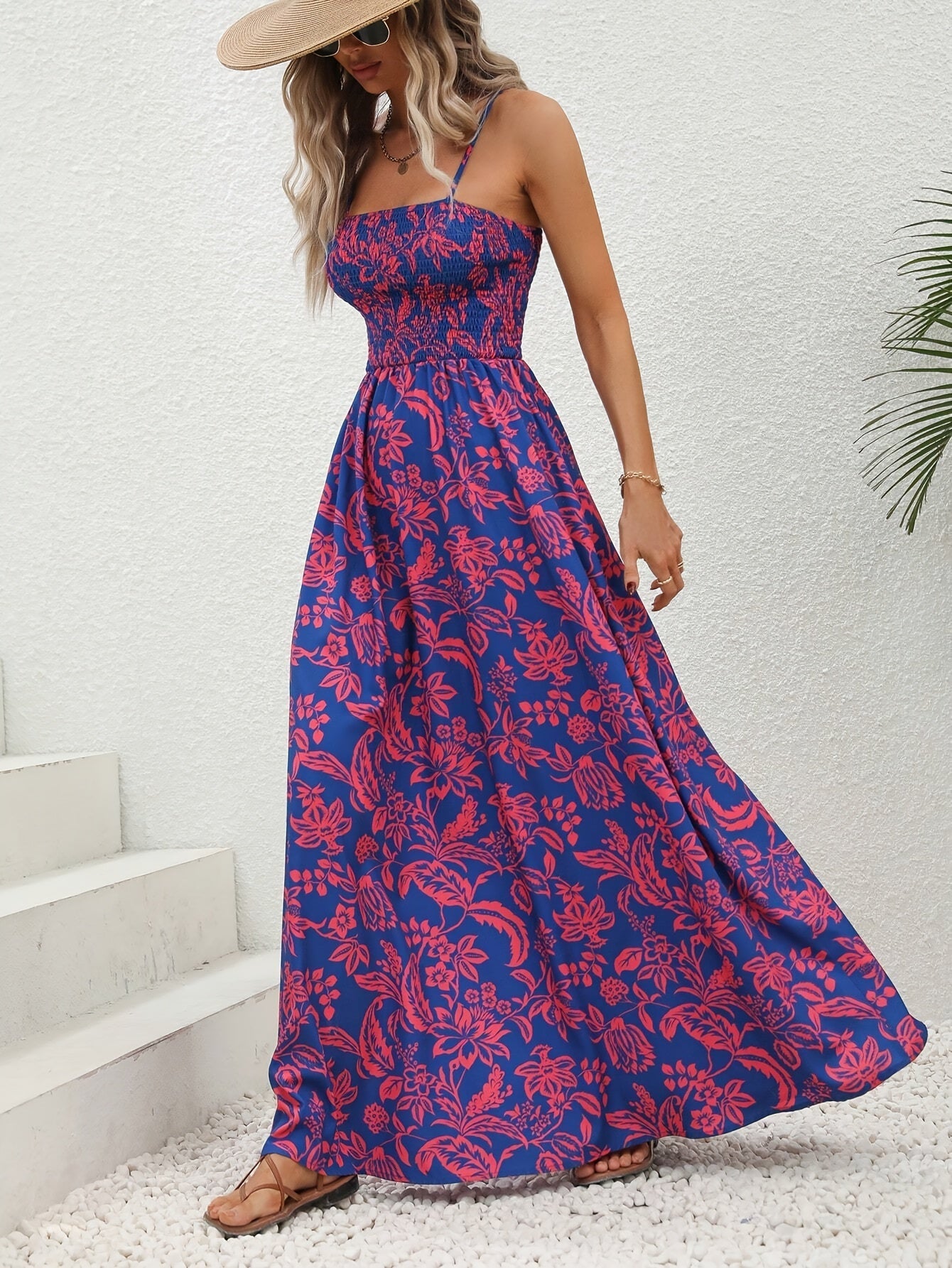Jodie - Floral Print Cami Dress