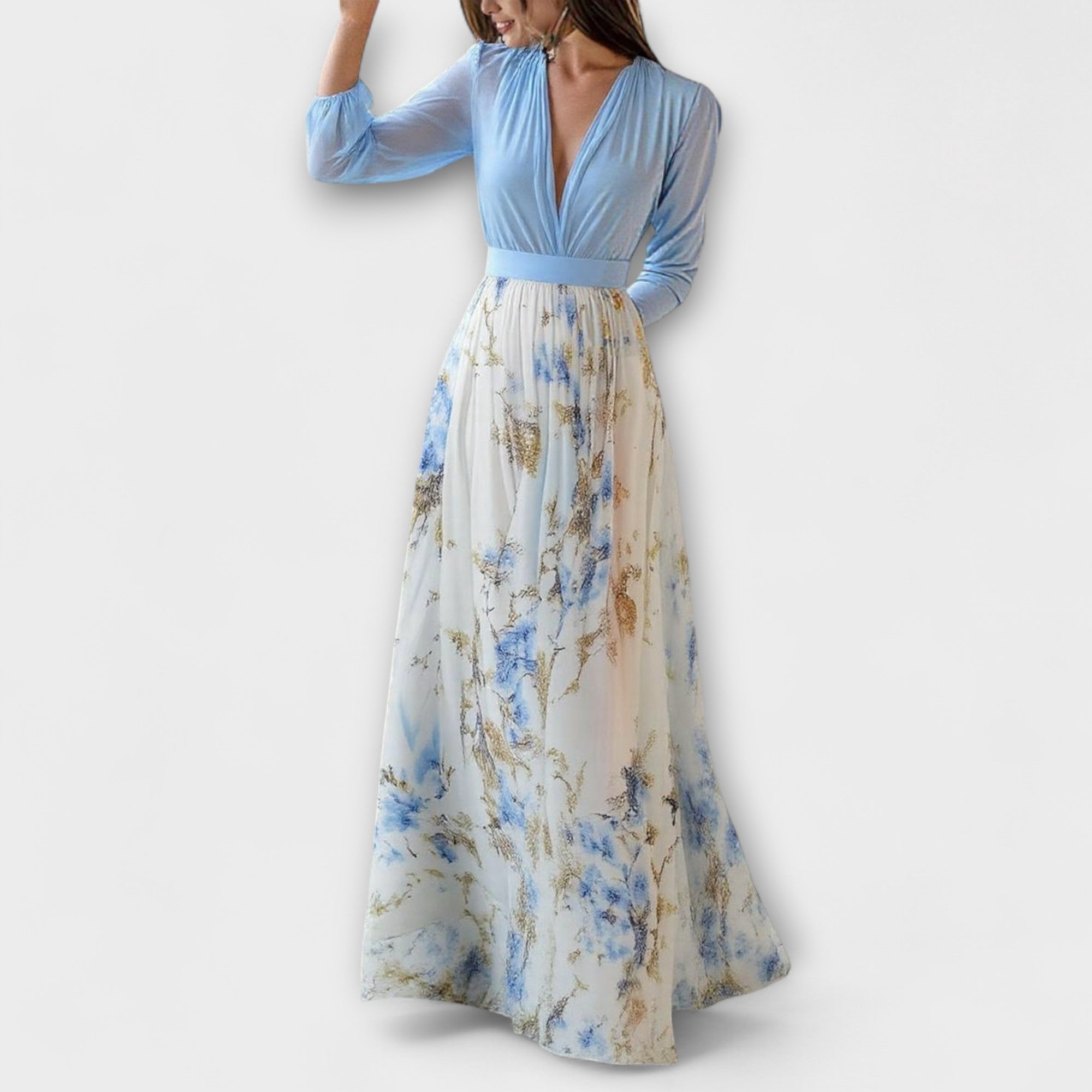 Harper | Sparkling Floral Maxi Dress