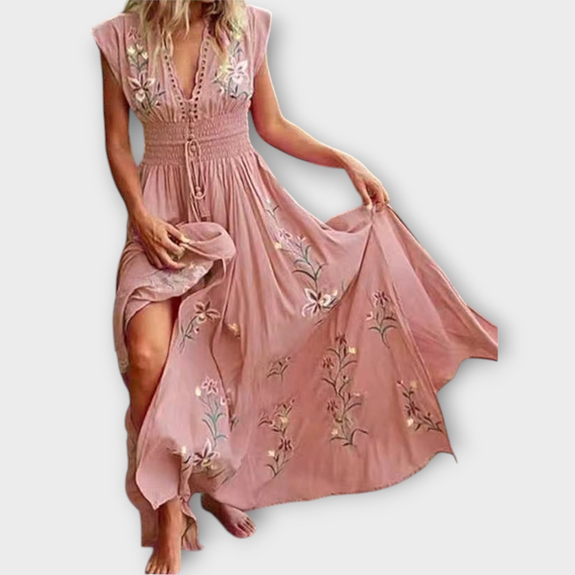 Felizia – Boho Dress with Wonderful Embroidery
