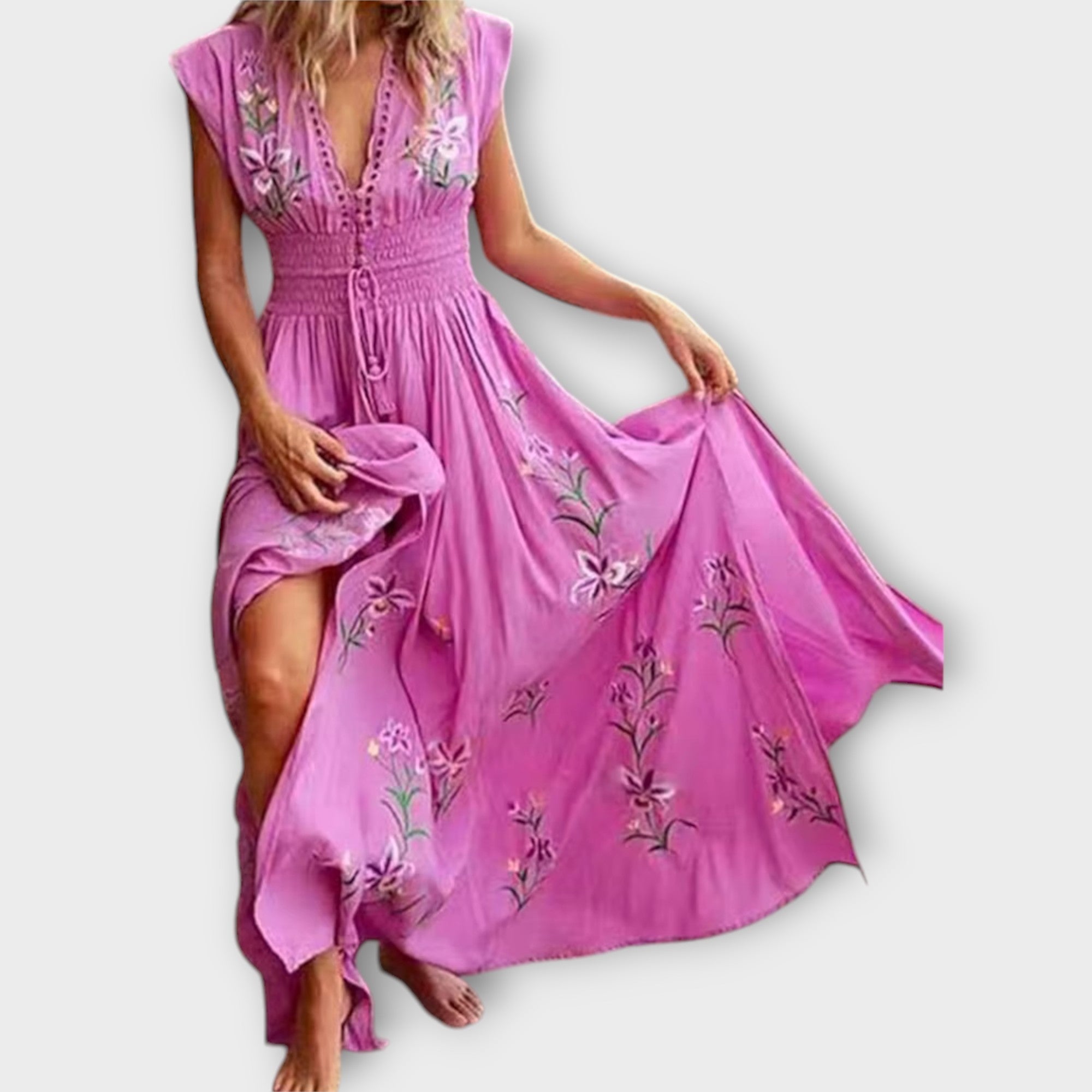 Felizia – Boho Dress with Wonderful Embroidery
