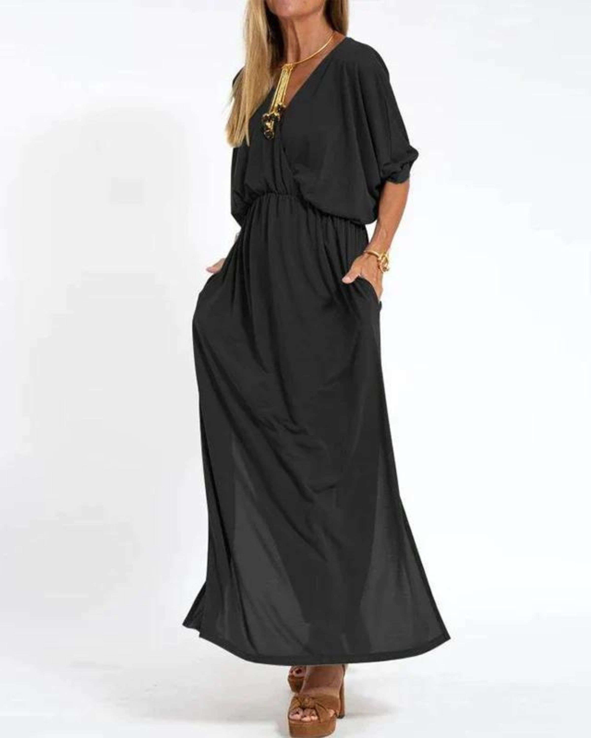 Danielle™ | Dolman Sleeve Maxi Dress