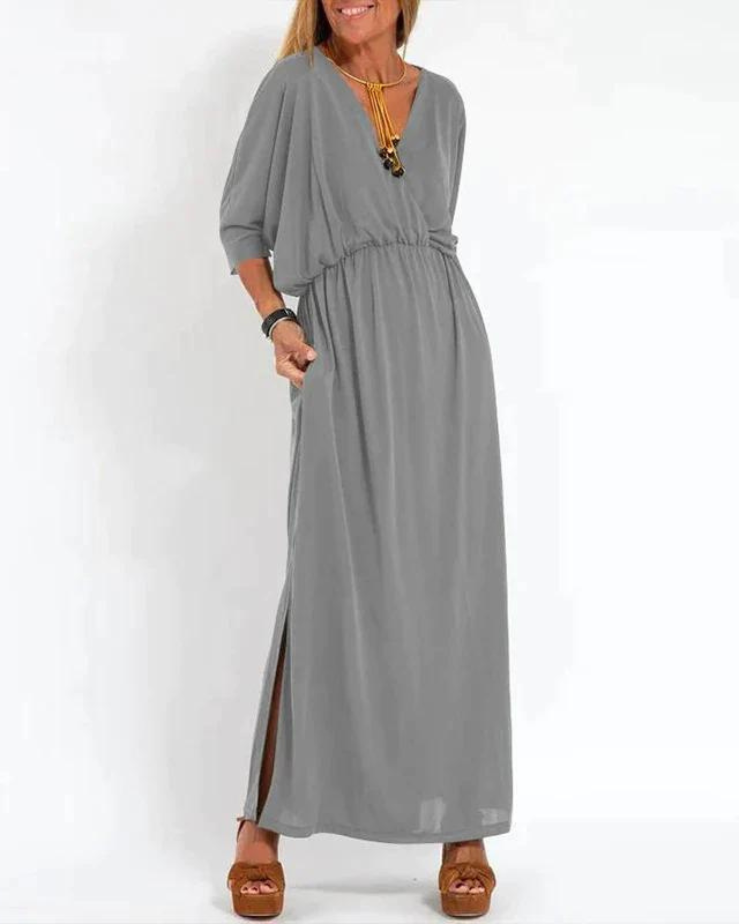 Danielle™ | Dolman Sleeve Maxi Dress