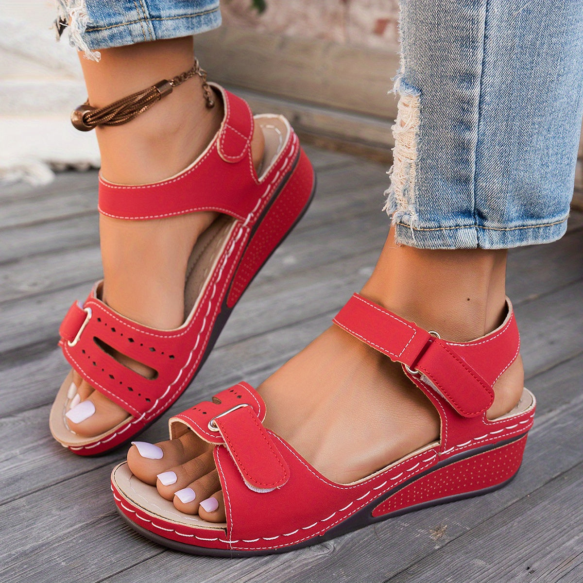 Miriam | Orthopedic Ankle Strap Sandals