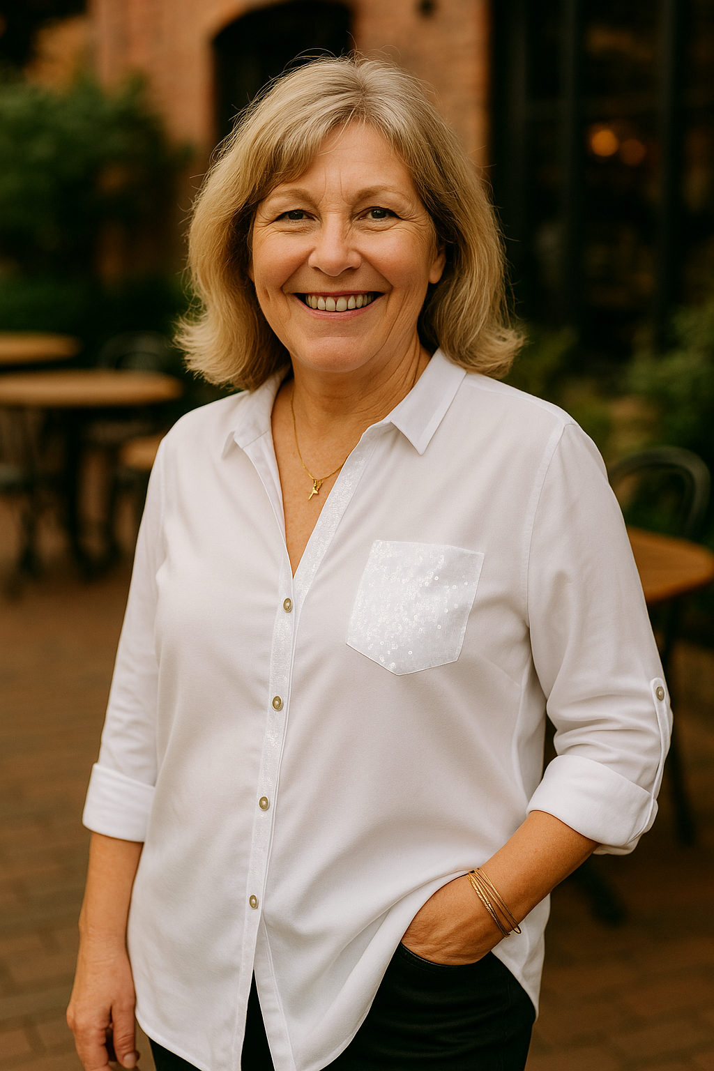 Sofia | Soft Glam Blouse -  Comfort. Confidence. Effortless.