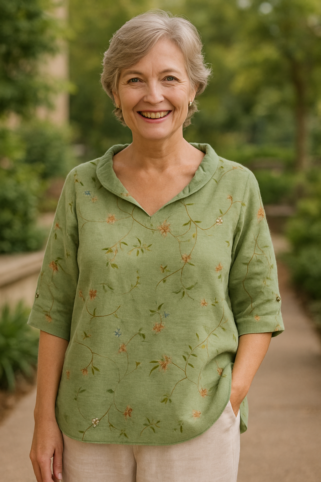 Maristelle | Bloom Blouse – Flattering Fit, Carefree Comfort