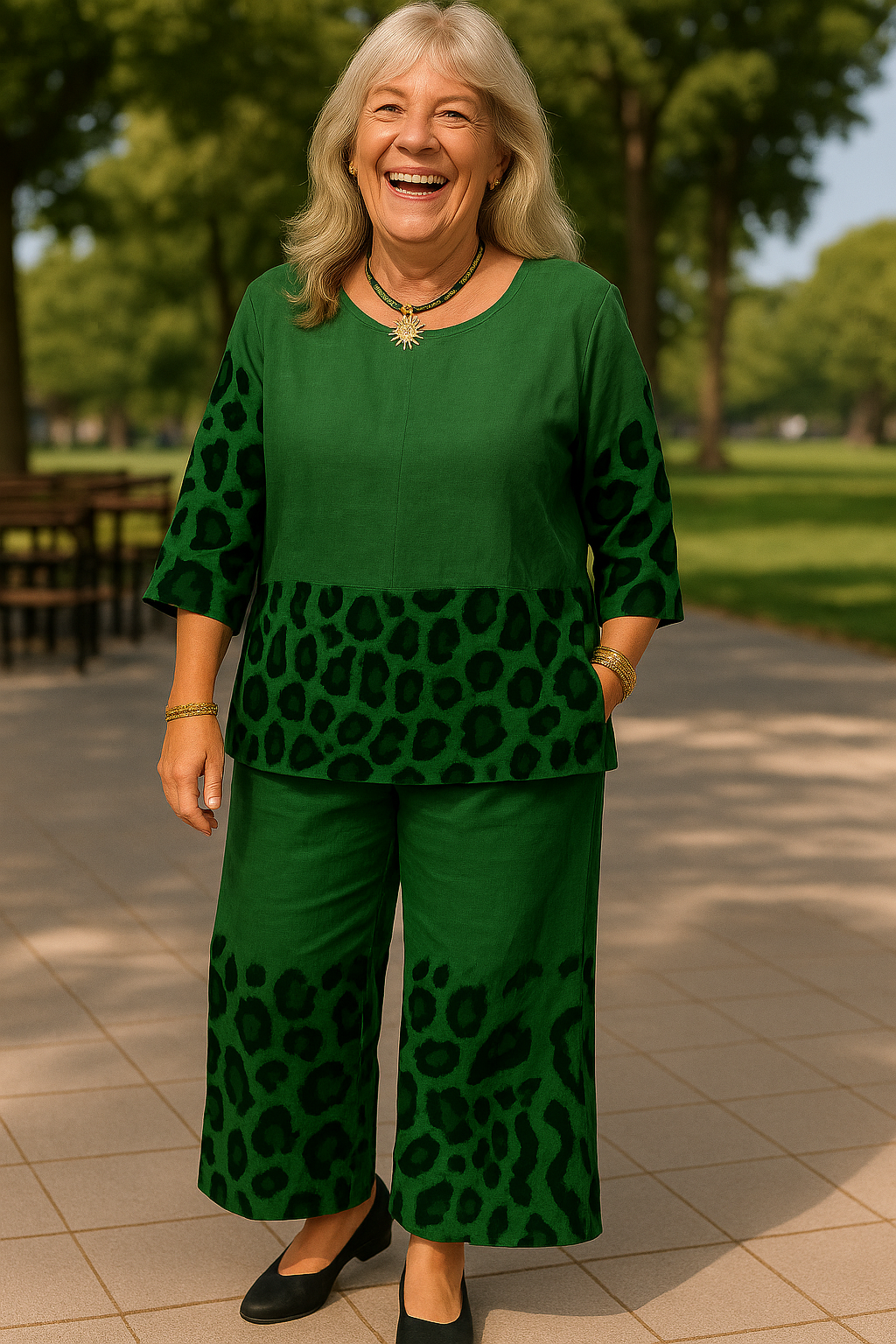 Nahla Ease 2‑Piece Set – Confidence with a Touch of Wild