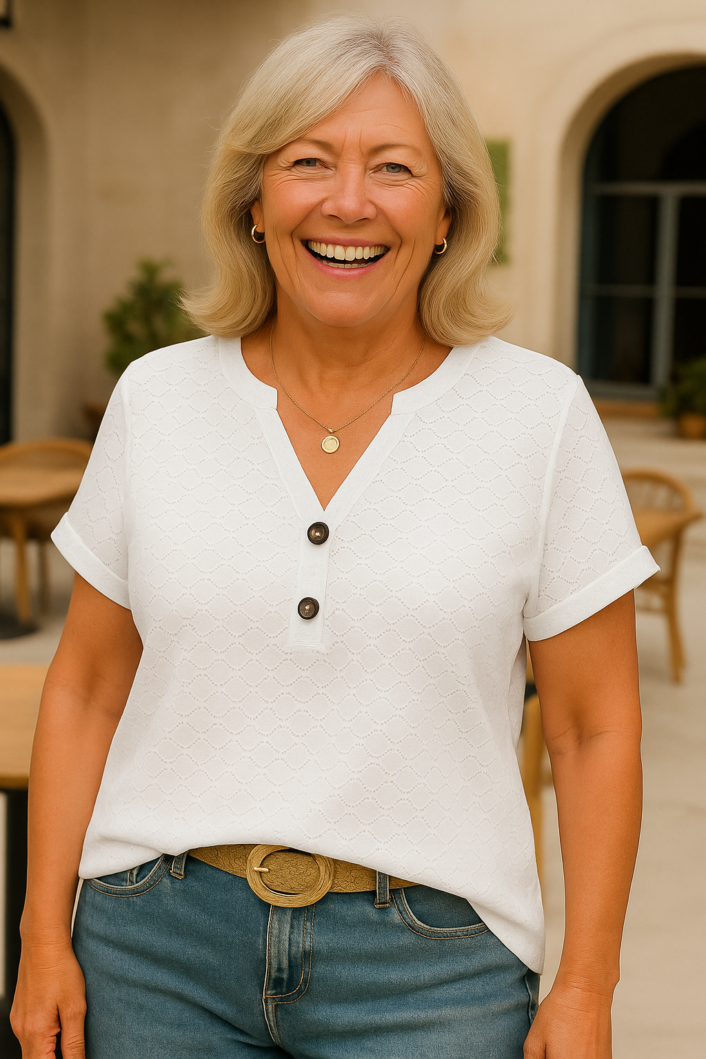 Joan | Blouse – Flattering Fit, Zero Cling, All Confidence