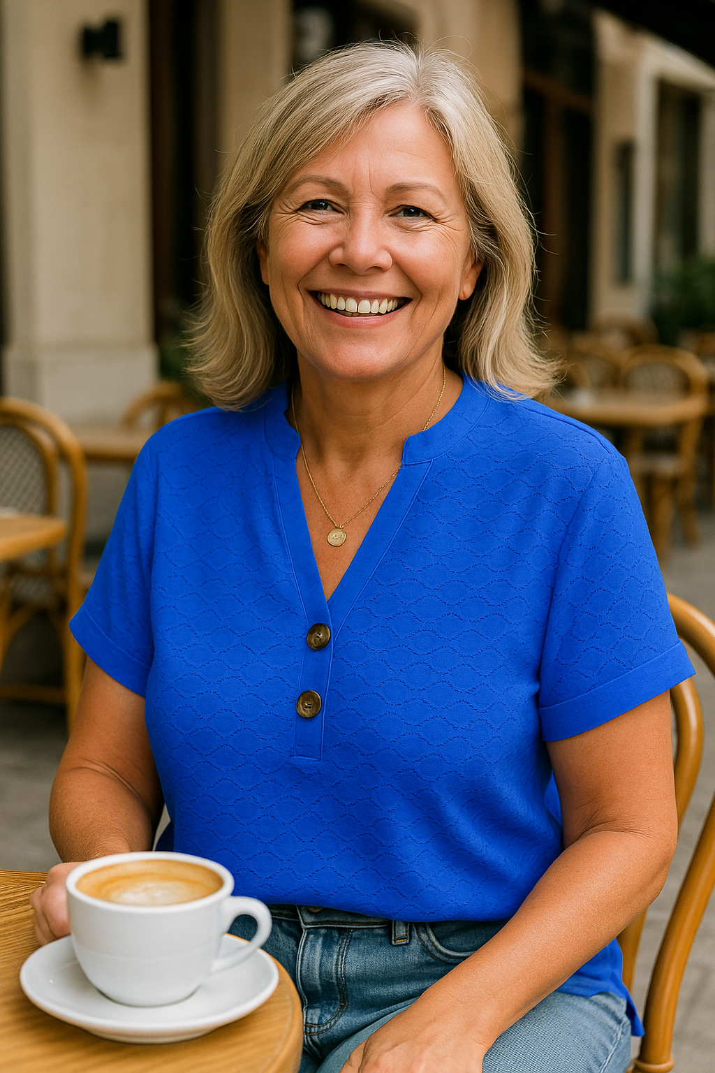 Joan | Blouse – Flattering Fit, Zero Cling, All Confidence