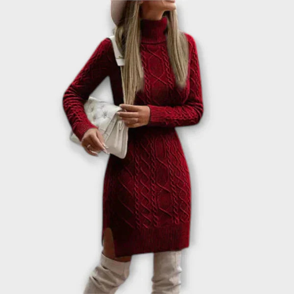 Elegant Knitted Dress Winter