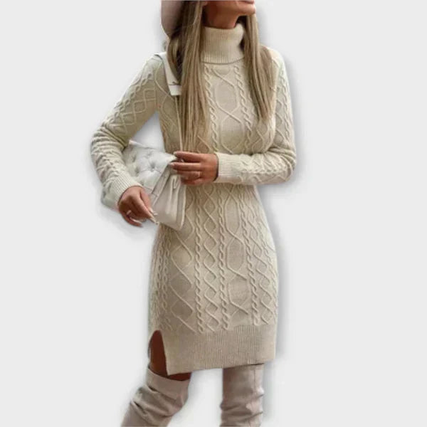Elegant Knitted Dress Winter