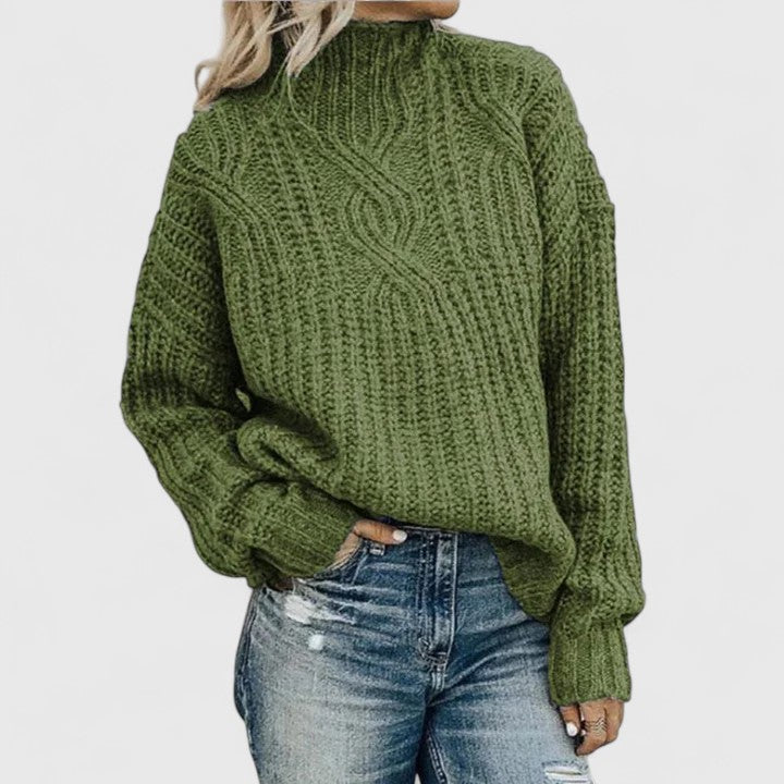 Aerynna | Chunky Knit Turtleneck Sweater