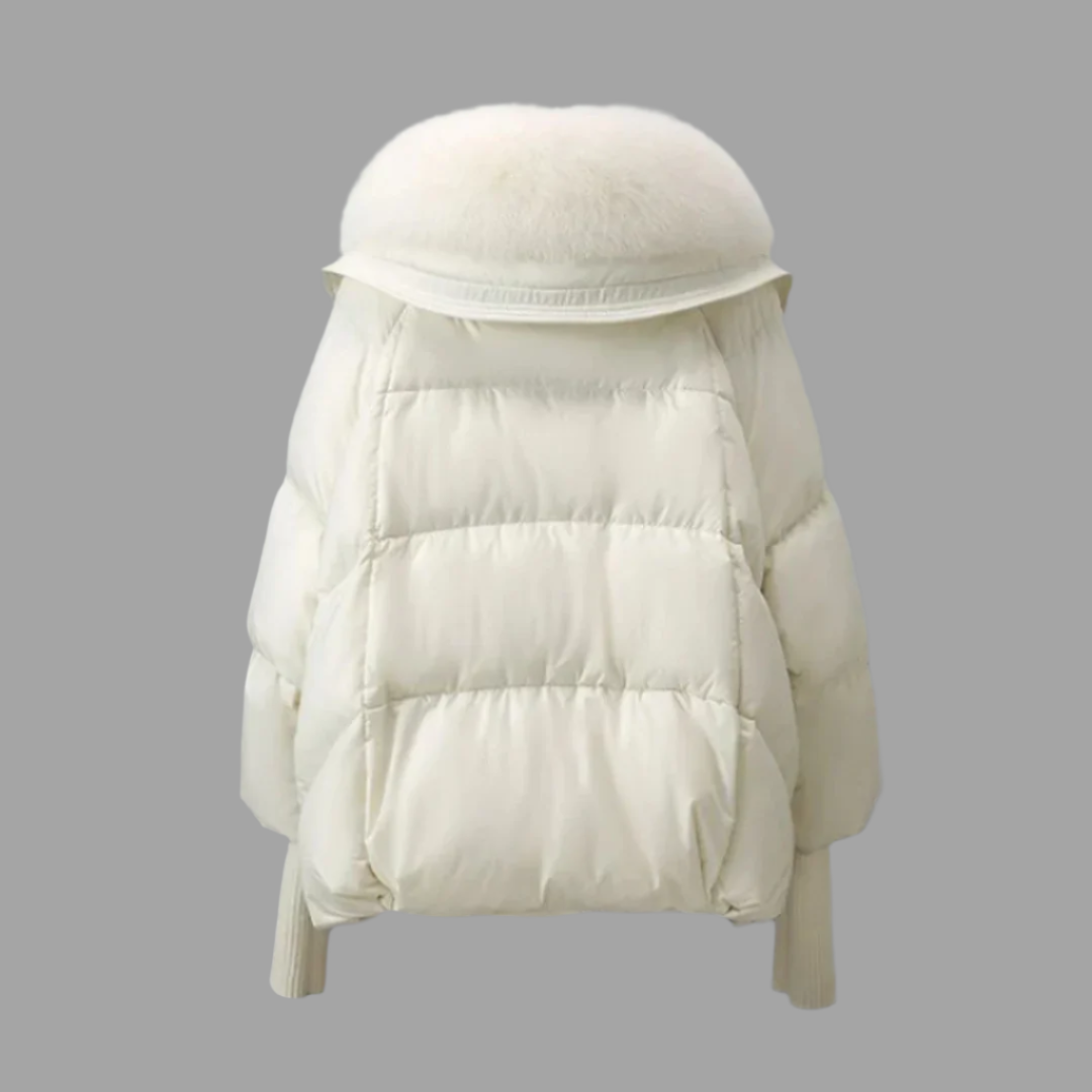 Kiran | Luxe Winter Puffer Jacket with Elegant Fur Collar