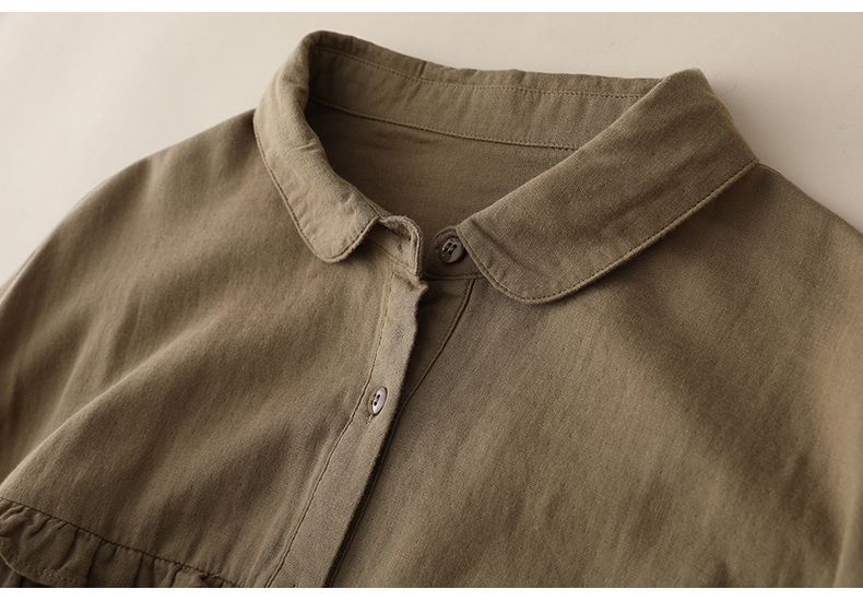 Judith |  Effortless Elegance Blouse – Wrinkle-Free with Feminine Ruffle Detail