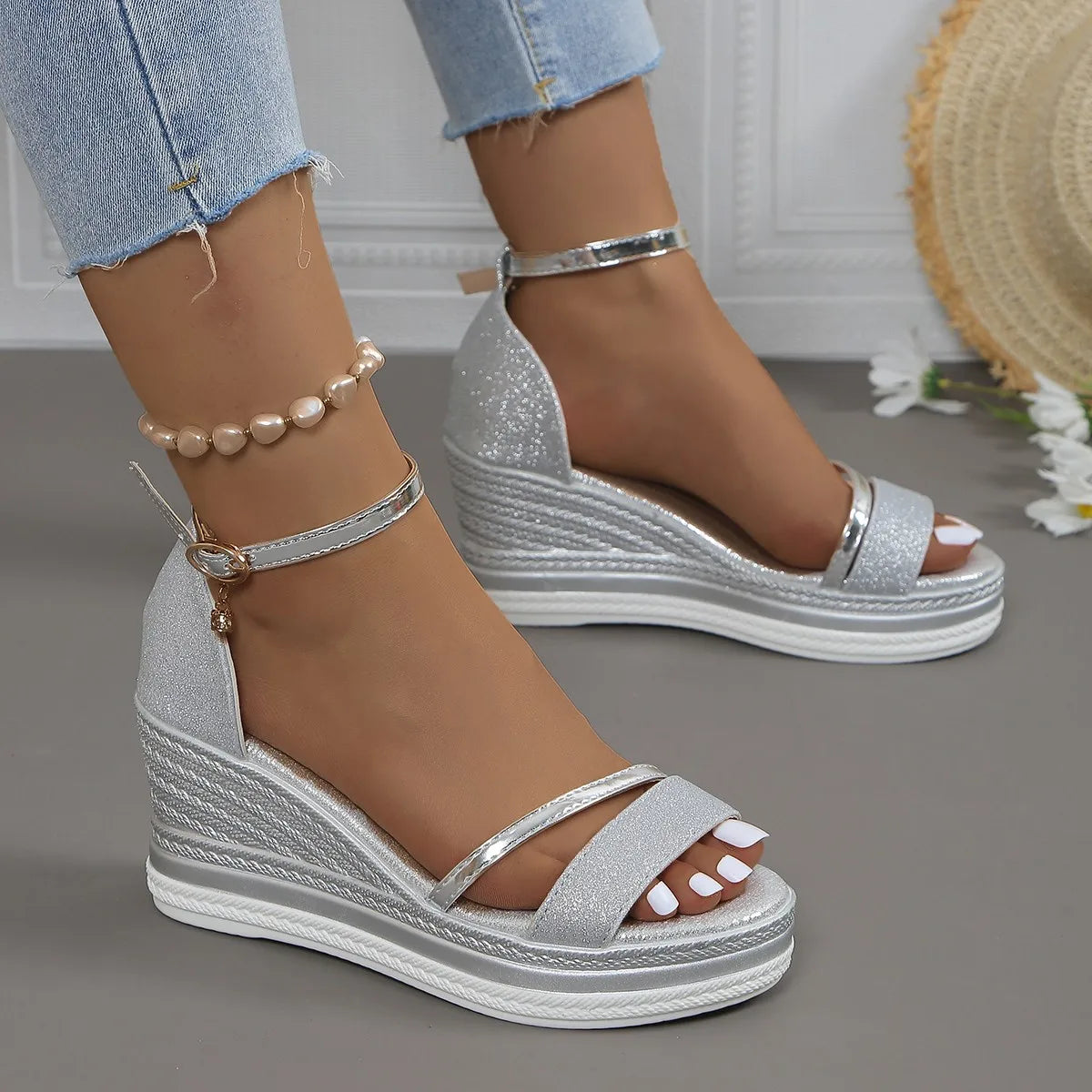 Keira | Orthopedic Radiant Wedge Sandals