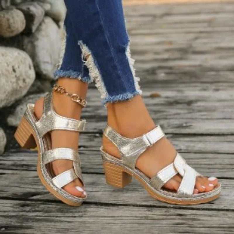 Nikka | Orthopedic High Heels Sandals