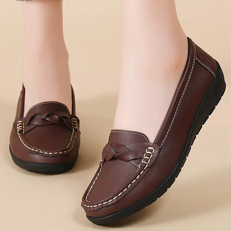 Mavi | Orthopedic Soft Leather Comfort Loafers