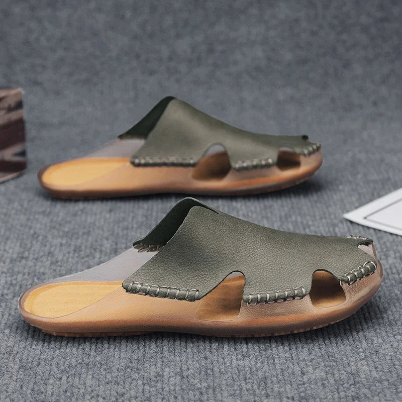 Brock | Orthopedic Leather Sandals