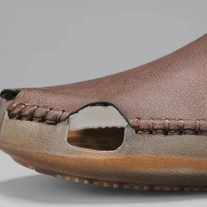 Brock | Orthopedic Leather Sandals