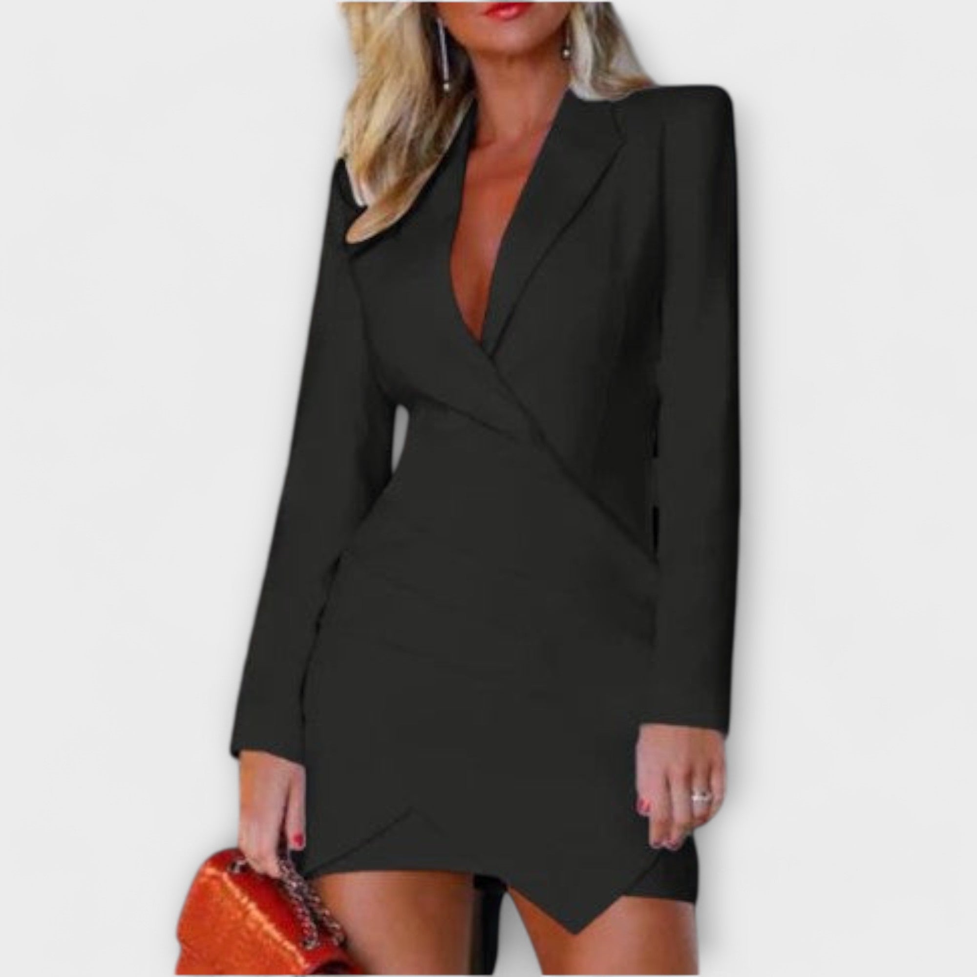 Long Sleeve Women's Blazer Dress