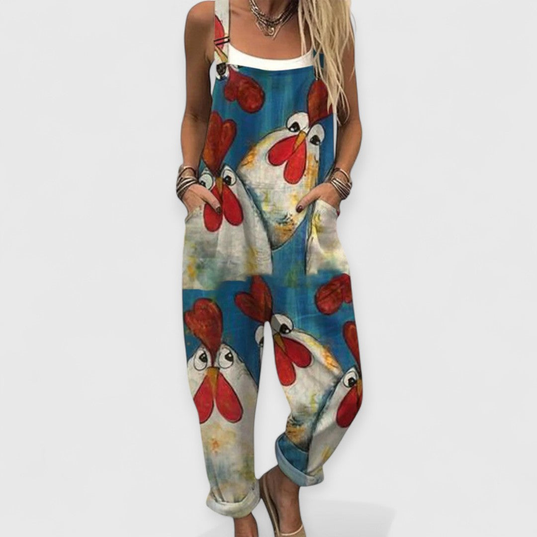 Eleanor | Vintage jumpsuit made from high-quality material for a timeless look