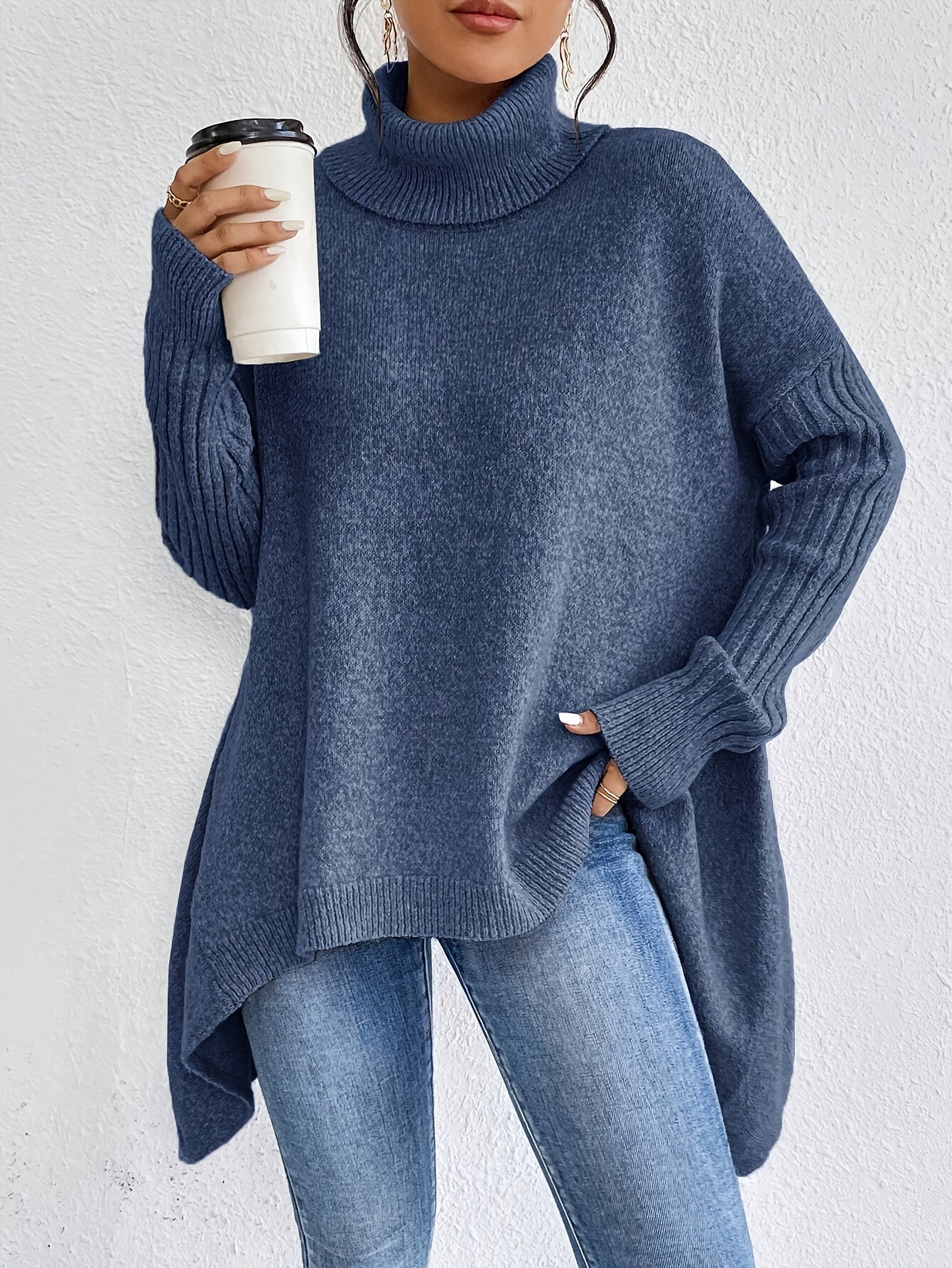 Audrei | Oversized Turtleneck Sweater