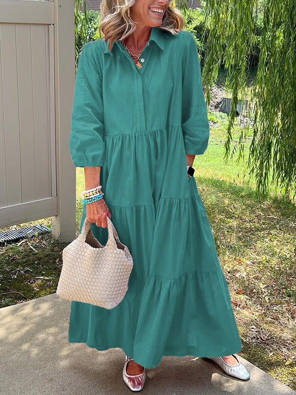 Emily™ | Relaxed Tiered Maxi Dress